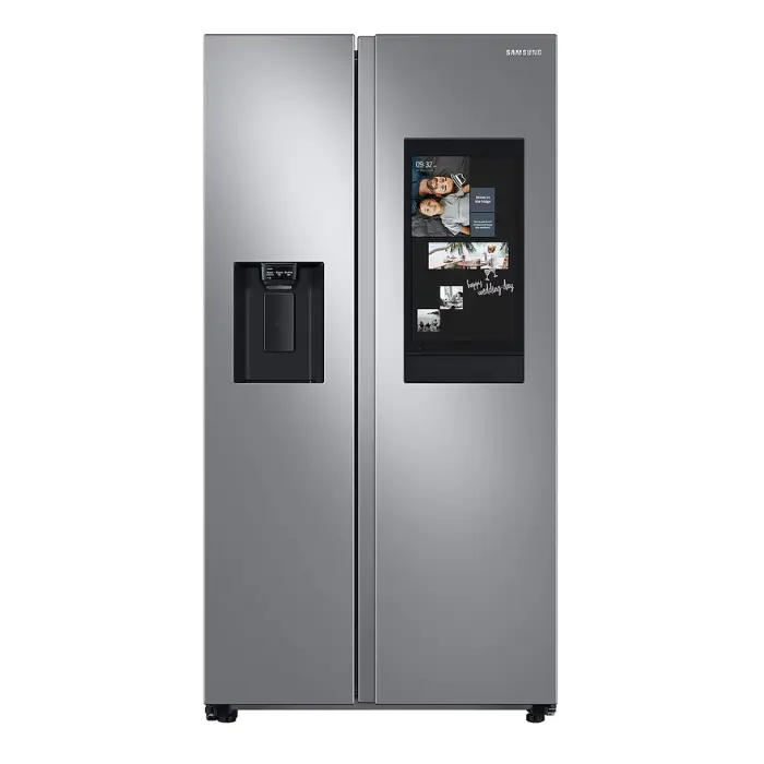 Refrigeradora Samsung 22p³ con Dispensador Gris Wi-Fi RS22A5561S9/AP