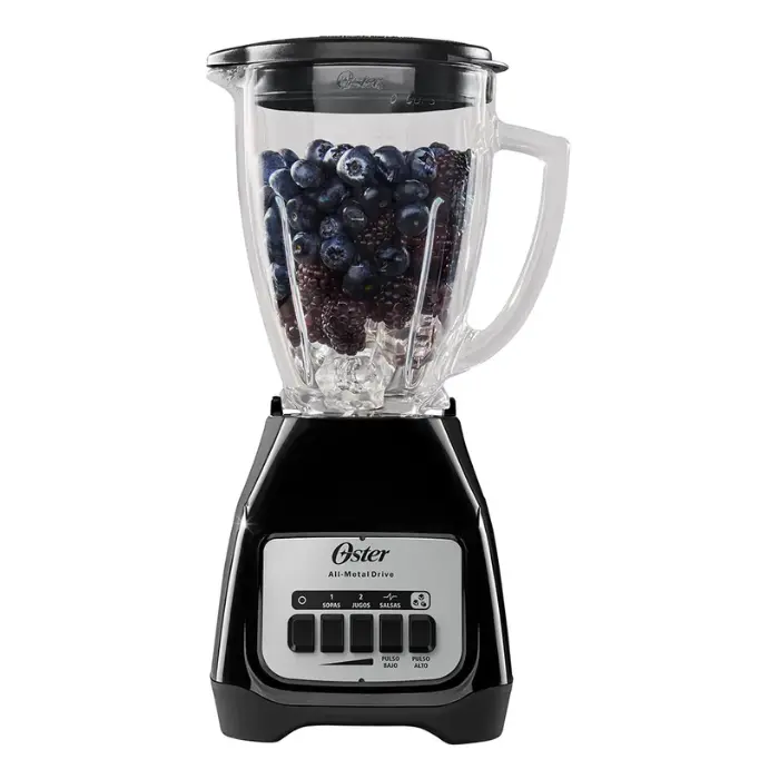 Licuadora Oster 2 Velocidades Vaso de Vidrio Negro BLSTKAG-BPB