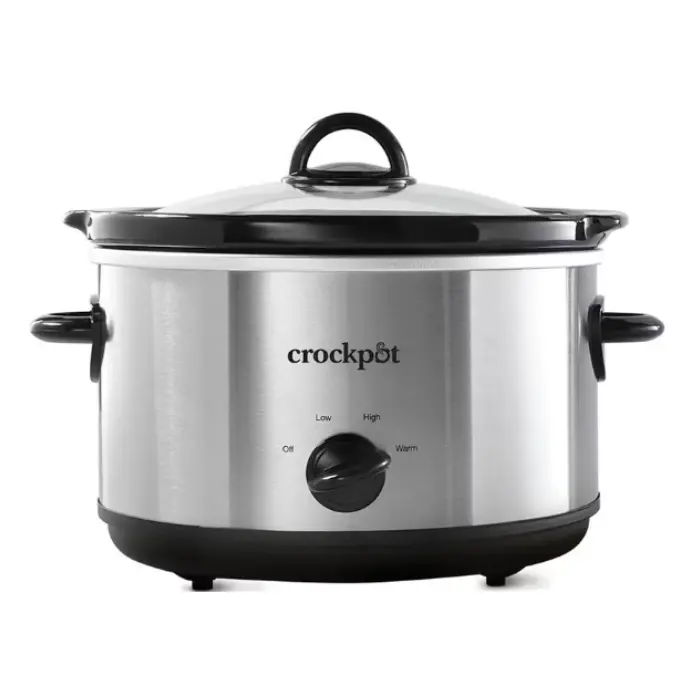 Olla de Cocimiento Lento Crock-Pot 4.7Lts Plateada SCR450-S