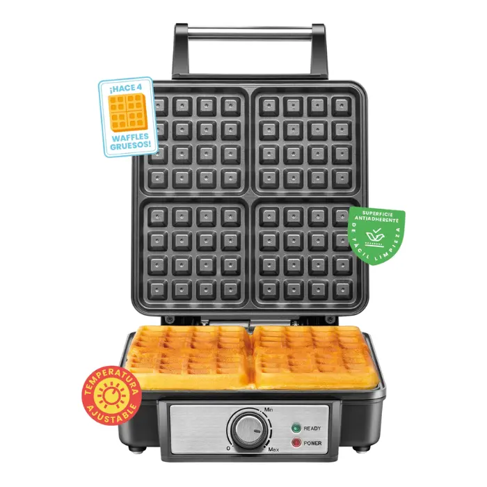 Waflera Chefman 4 Rebanadas RJ04-4P-V2