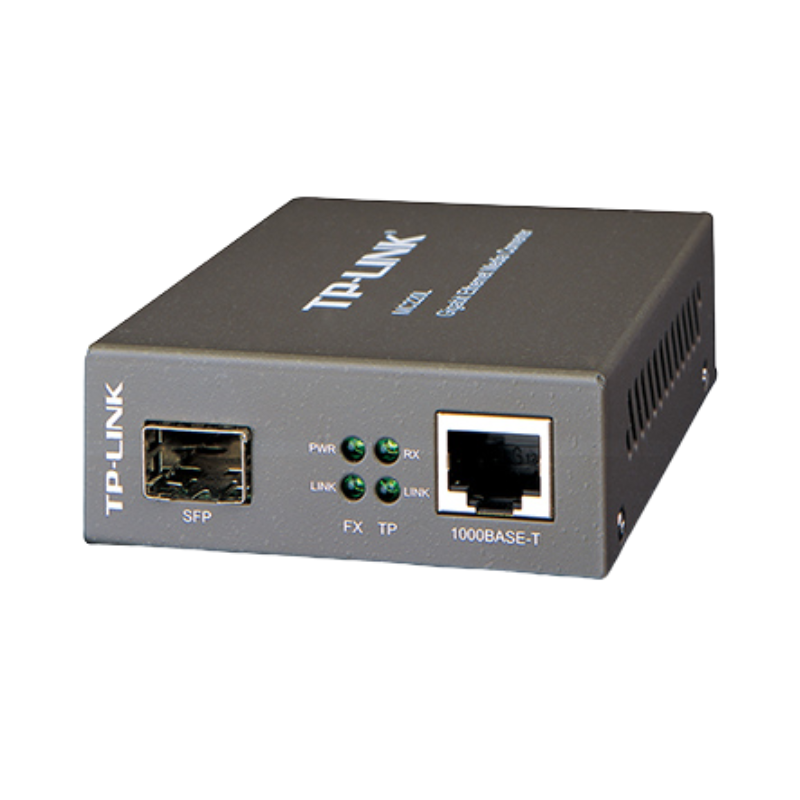 ADAPTADOR CONVERTIDOR TP LINK MC220L(UN) OMADA GIGABIT SFP RJ45 10/100/1000MBPS (E)