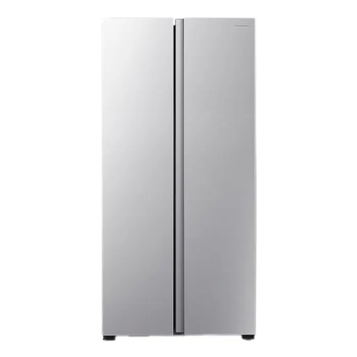 Refrigeradora Hisense Side By Side 15.6p³ Sin Escarcha Plateada RS3P428NEDA1