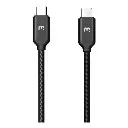 Cable de Carga MyBat Pro USB-C a USB-C 3mts Negro USBCDATACABLE431