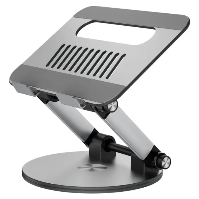 Base para Laptop MyBat Pro Estática 360° Plateada ROTHMNUSU008