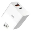 Adaptador de Corriente MyBat Pro USB-C/USB-A Carga Rápida 30W Blanco MCGTRAC15W
