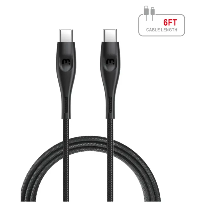 MyBat Pro Cable De Carga Rápida Tipo C Negro RCBCCMO001