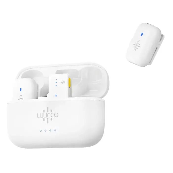 Micrófono Inalámbrico Luucco MiniPods K2 USB-C Blanco MILUC00011