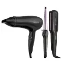 combo MegaPack Remington Plancha-Secadora-Rizador 
