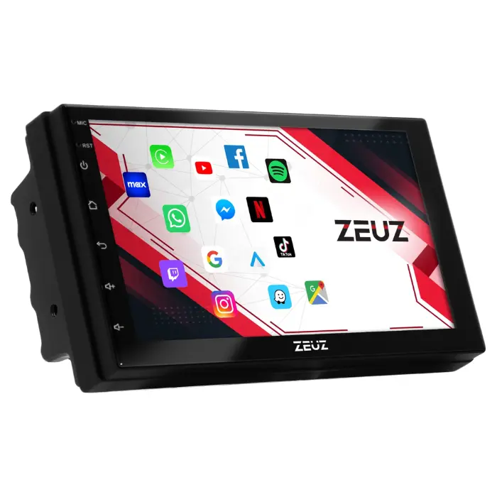 Pantalla ZEUZ ZS9217 para Auto 10” Táctil Bluetooth USB Negro