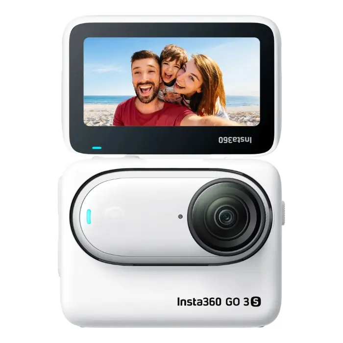 Cámara de Acción Insta360 Go 3S 4K 128GB Standard Edition Blanca CINSAATA