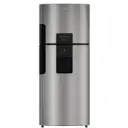 Refrigeradora Automática Mabe 15p³/442L Dispensador de Agua Plateada/Negro RMP450ZCAU
