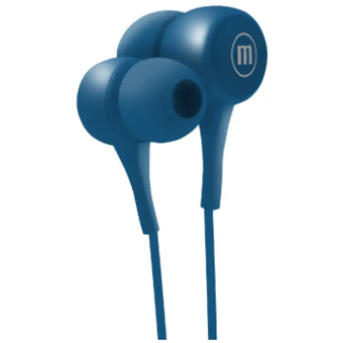 Audífono Maxell In Ear Estéreo Con Microfono Azul 347366