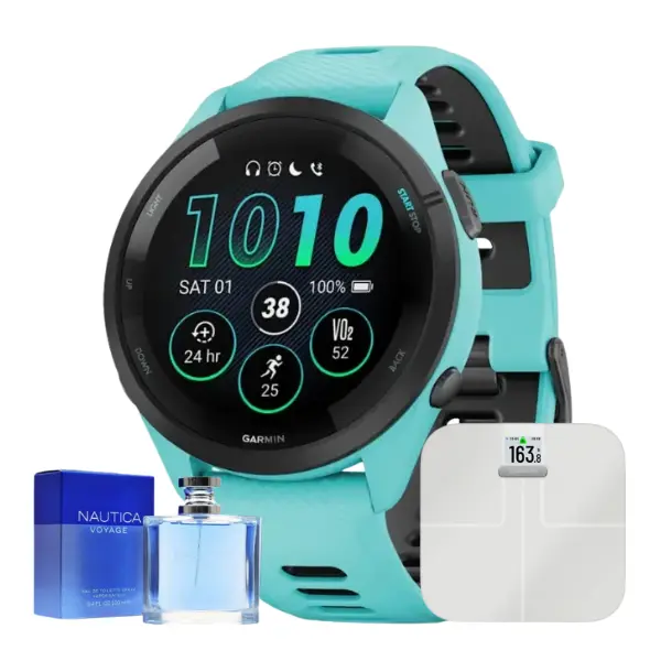 Combo SmartWatch Garmin Forerunner 265 46mm + Báscula Inteligente Garmin Index S2 Smart Scale