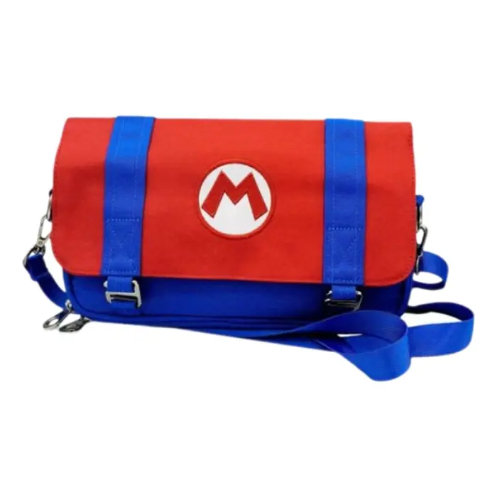 Bolso Viajero Nintendo Switch Super Mario Bros. Rojo/Azul