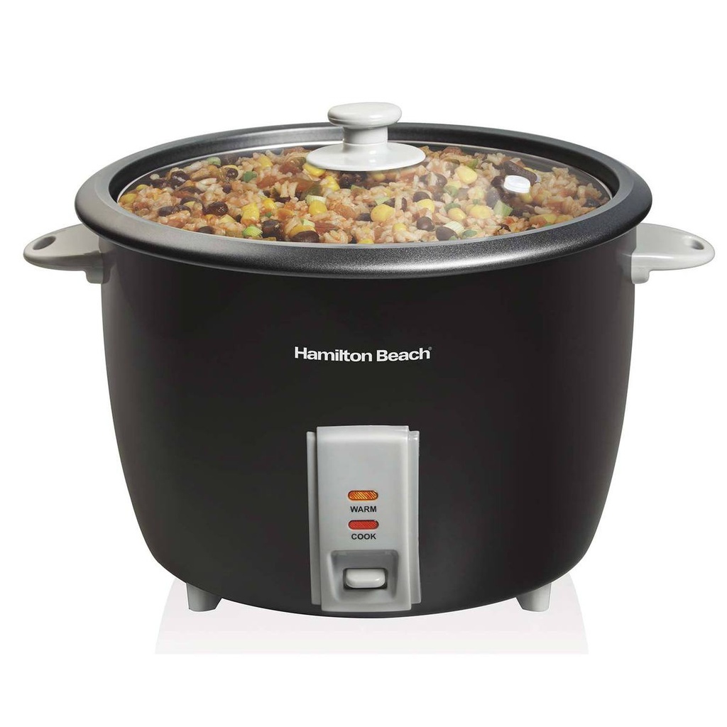 Hamilton Beach 30 Cup Black Rice Cooker 37550