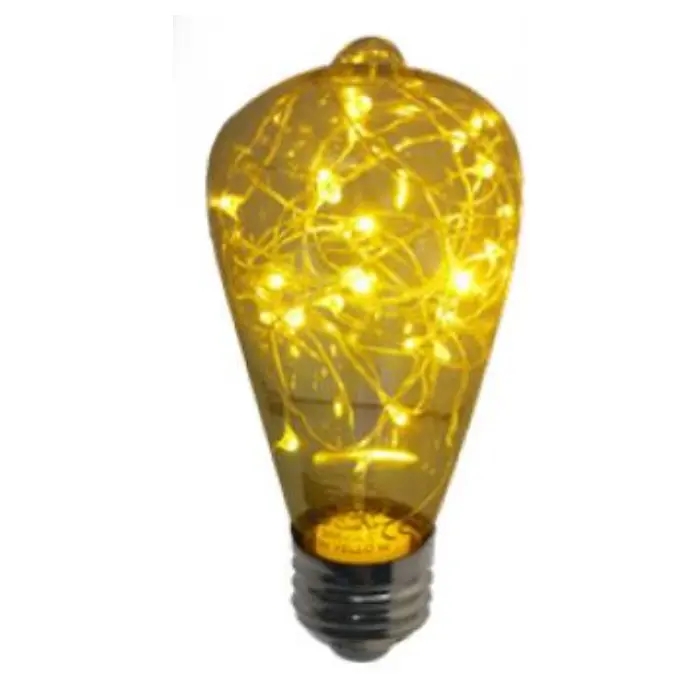 Bombillo LED 1.5W Amarillo ST64 DF-ST64-1.5-AMA