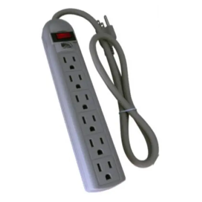 Regleta 6 Tomas Con Luz Piloto DF-YY-6CXB