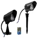 Lámpara LED American Electric Con Estaca Para Exterior Luz Día GZHW-BK-DIA