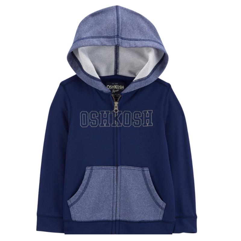 Abrigo zipper active Oshkosh azul