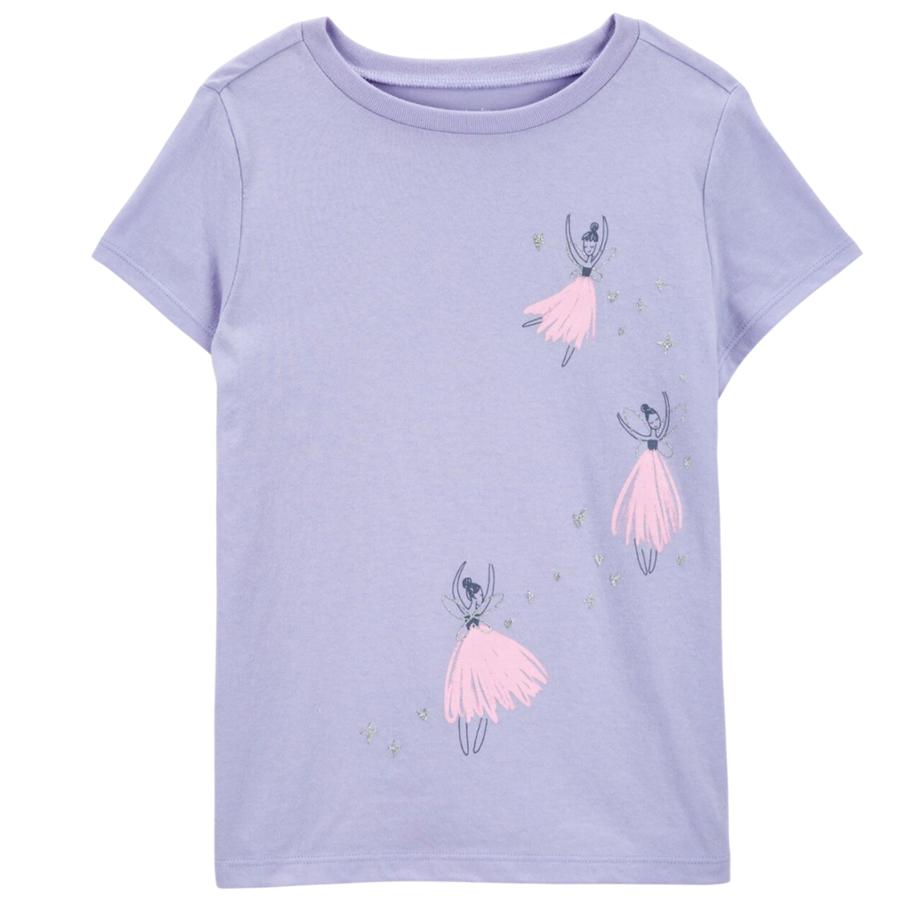 Blusa bailarina manga corta