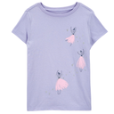 Blusa bailarina manga corta