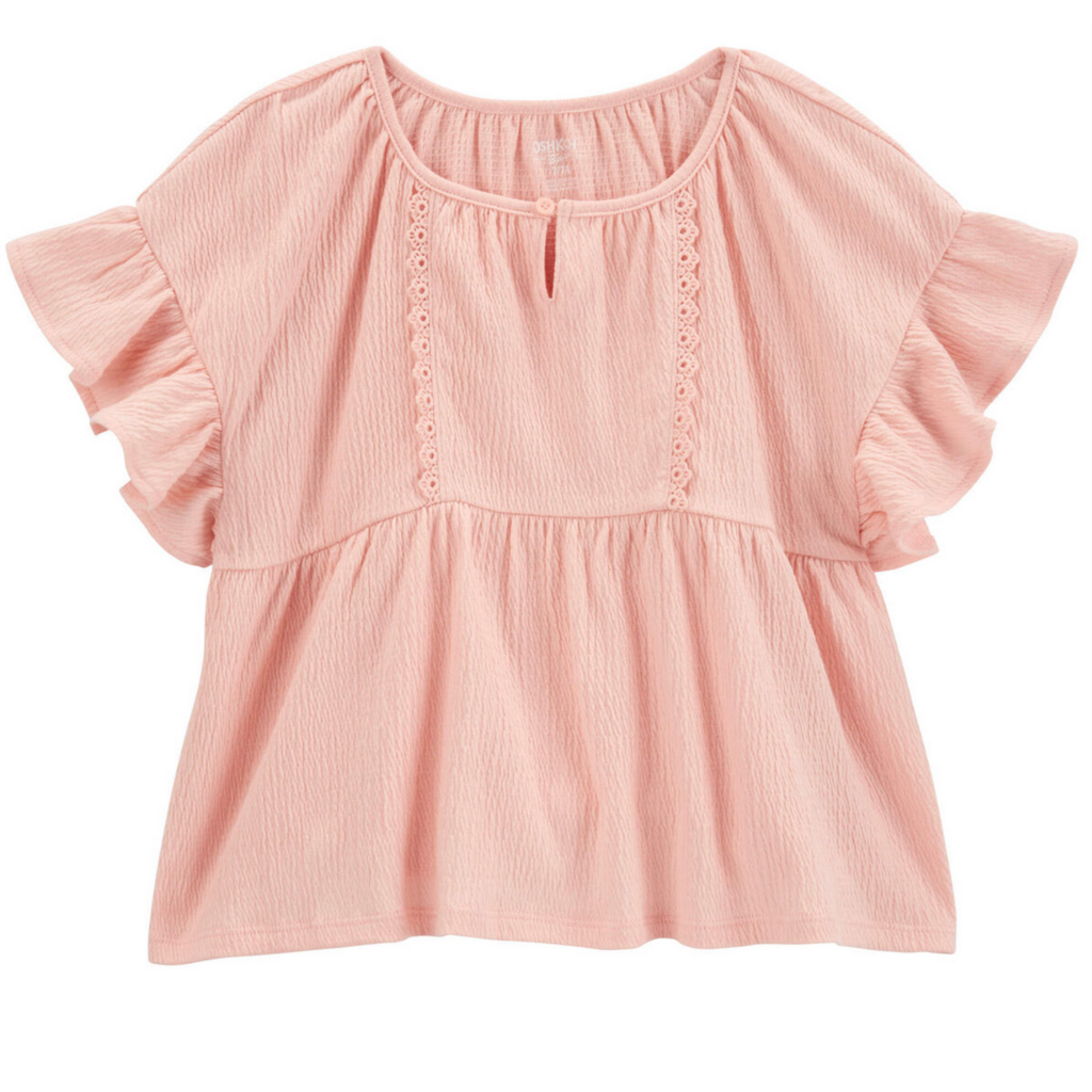 Blusa detalles botón y vuelitos