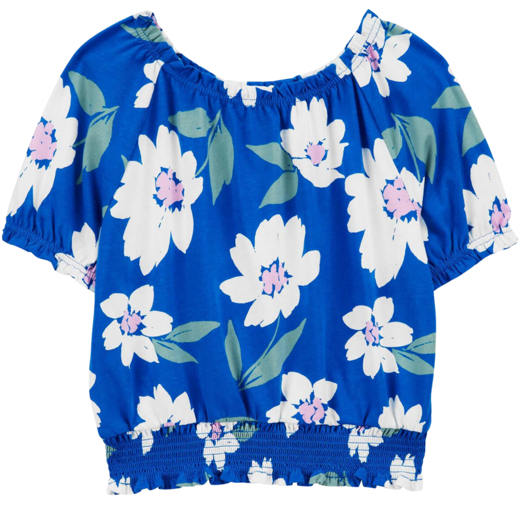 Blusa flores estampada