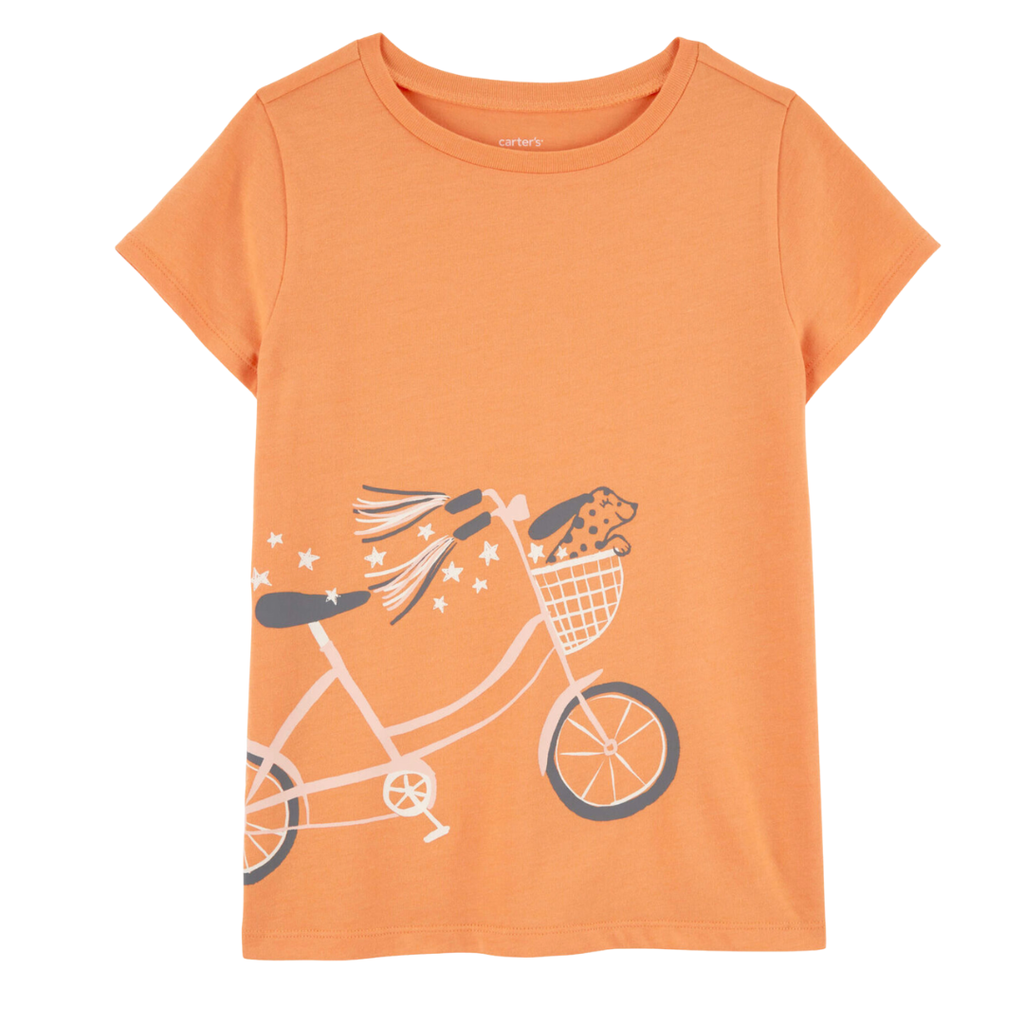 Blusa perrito en bicicleta
