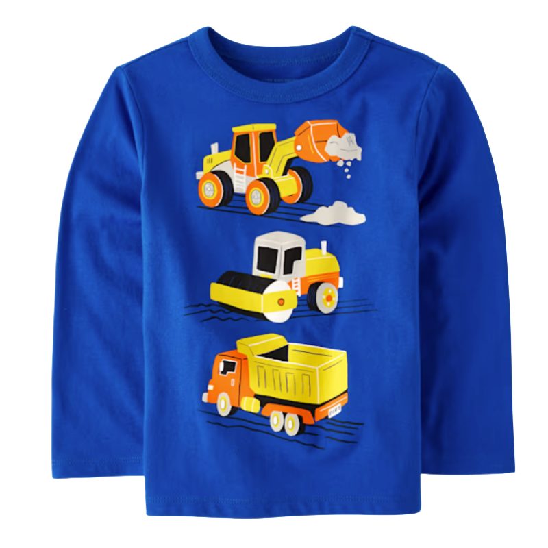 Camiseta manga larga 3 tractores