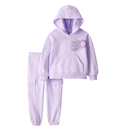 Conjunto de 2 piezas estilo buzo con gorro detalle happy days ahead