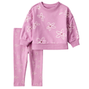 Conjunto estilo buzo floral pantalón y pullover