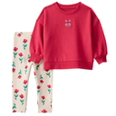 Conjunto leggings y pull over con estampado tulipanes con molinito