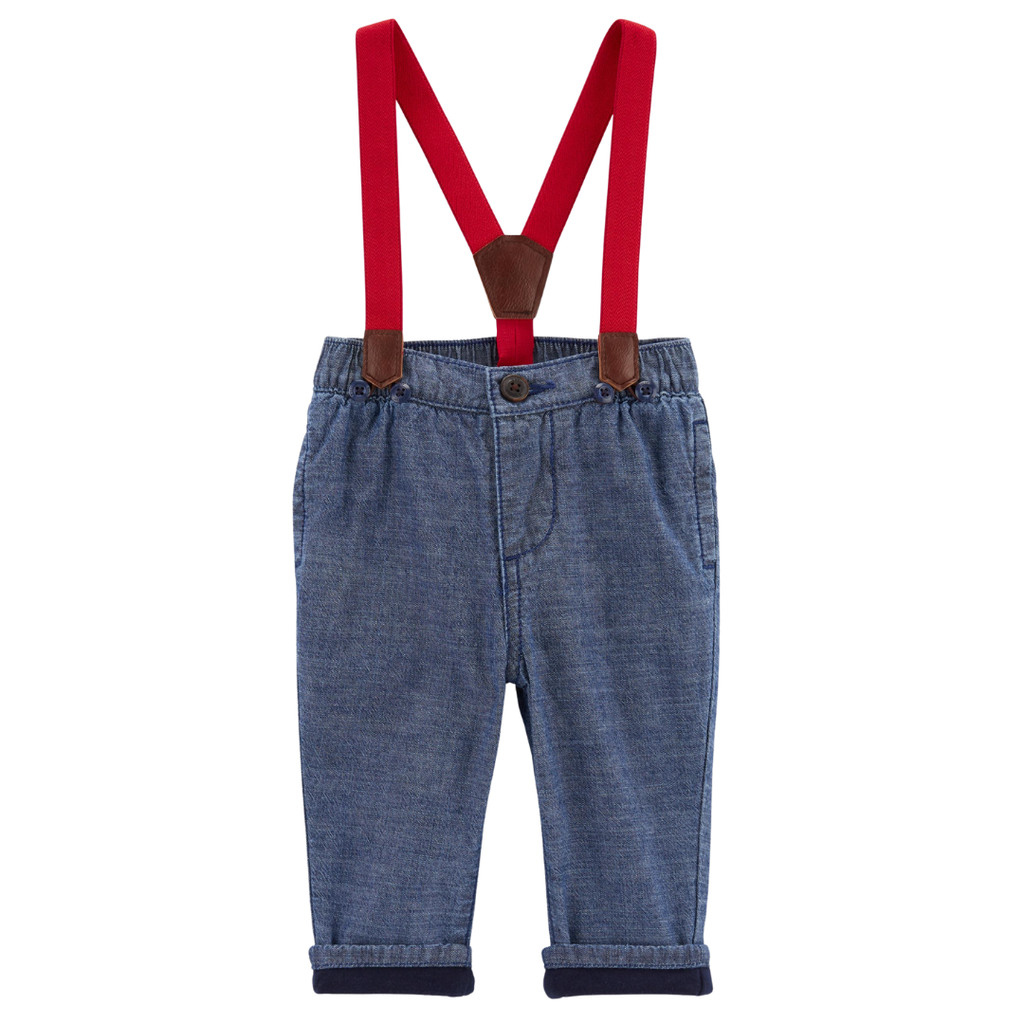 Pantalón con tirantes