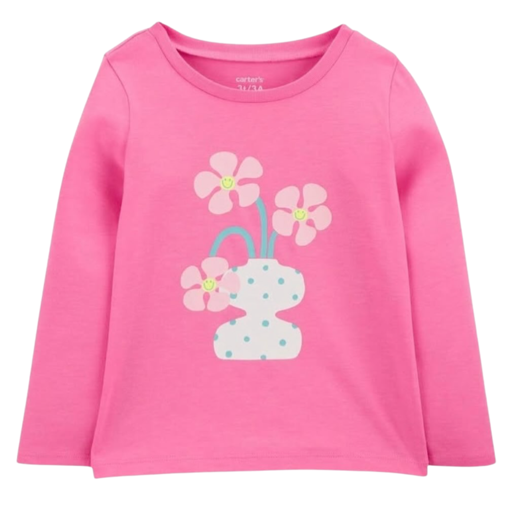 Blusa manga larga floral