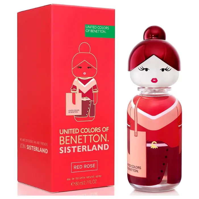 Perfume Benetton Sisterland Red Rose EDT 80ml Mujer