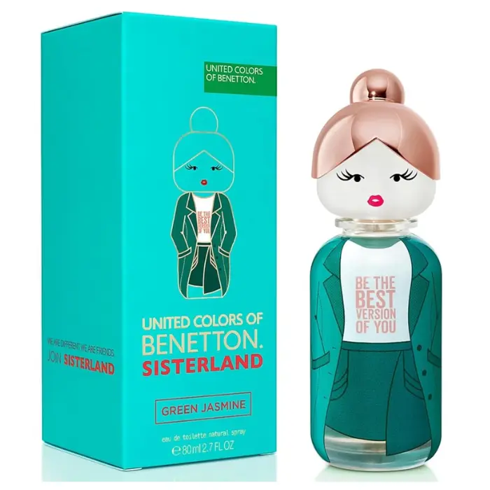 Perfume Benetton Sisterland Green Jasmine EDT 80ml Mujer