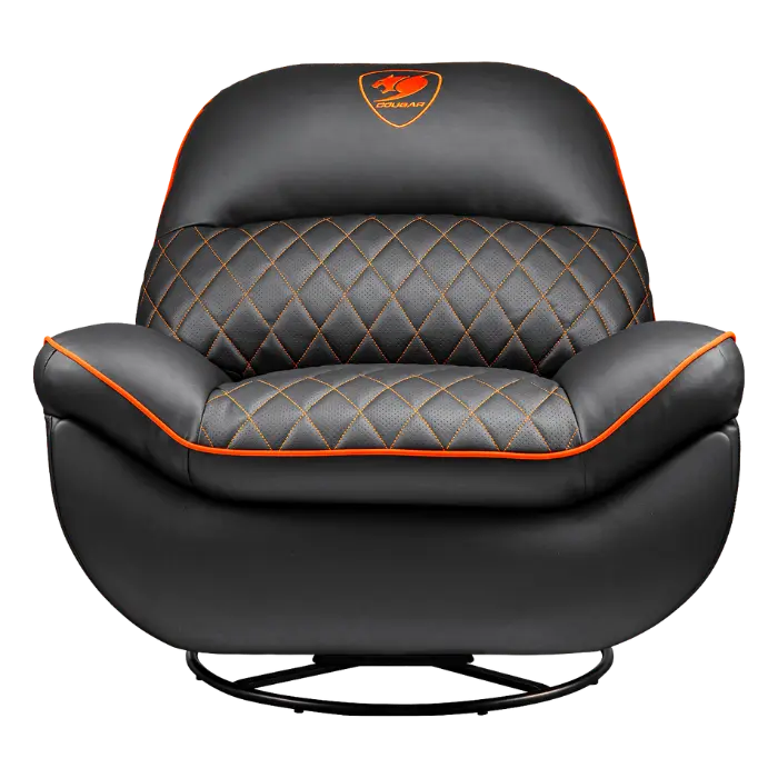 Sillón Gamer Cougar Overlord Reclinable Negro/Naranja 3MOVLORB.0001