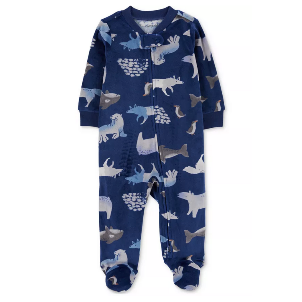 Pijama 1 pieza animalitos franela