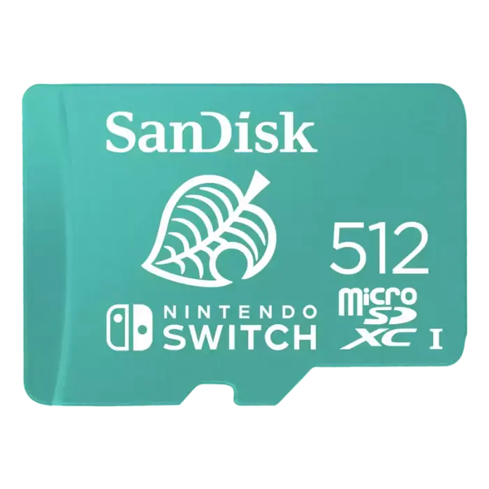 Tarjeta de Memoria MicroSD SanDisk MicroSDXC Nintendo Switch Animal Crossing 512GB SDSQXAO-512G