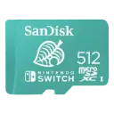 Tarjeta de Memoria MicroSD SanDisk MicroSDXC Nintendo Switch Animal Crossing 512GB SDSQXAO-512G