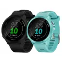 Combo SmartWatch Garmin Forerunner 55 42mm Negro 010-02562-00 + SmartWatch Garmin Forerunner 55 42mm Aqua 010-02562-02