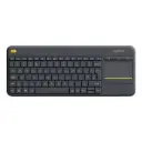 Teclado Logitech K400 Plus Inalámbrico USB-A TouchPad Negro 920-007119