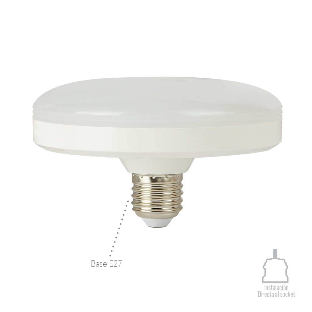 BOMBILLO CIRCULAR DE LED 12W 100-240V
