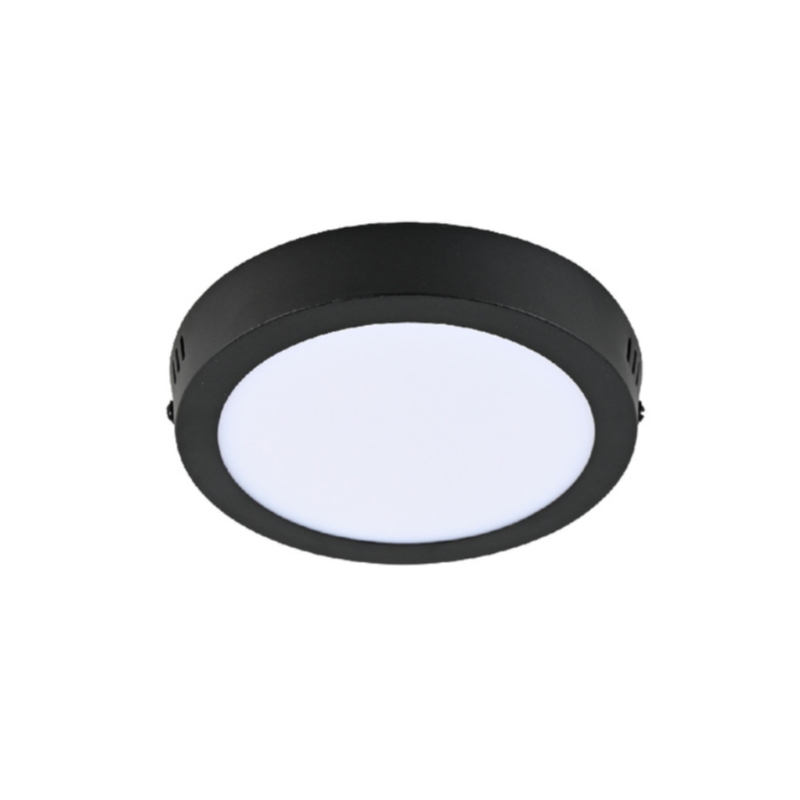 INT LED 12W100-240V720LM3000K NEGRO