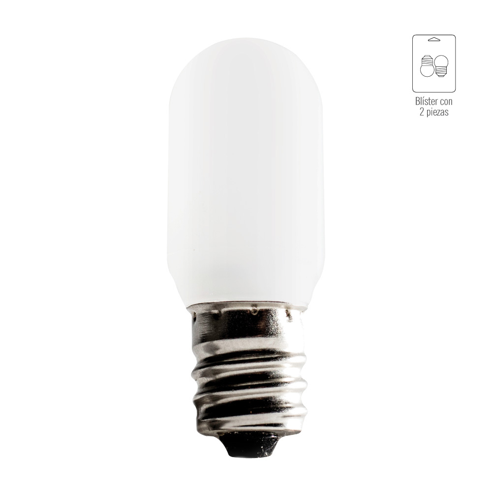 BOMBILLA LED MINI T05 2P 1W127V2700KE12