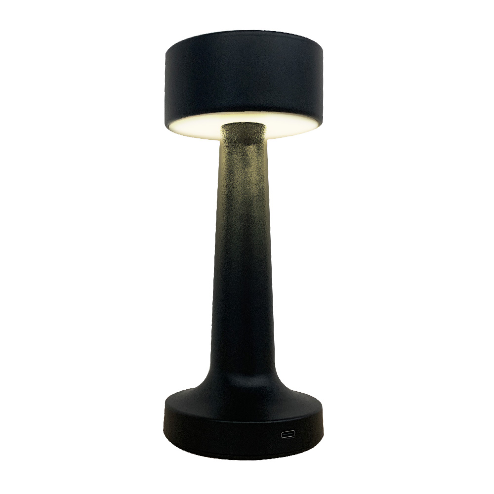 LUMINARIA DE MESA NEGRA