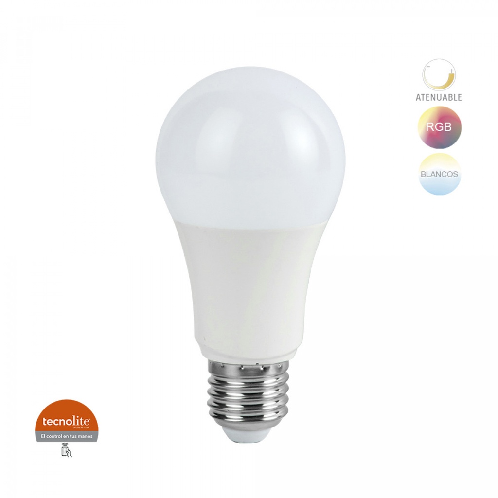 LAM LED A19 9.5W100-240V2700-6500RGB800L