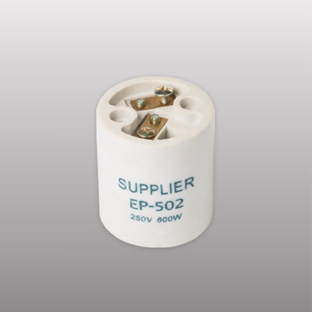 PORTALAMPARA 2 ORIFICIOS CON TORNILLOS 250V ~ 66