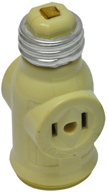 PORTALAMPARA CON RECEPTACULO DOBLE 125 V. 660 WA