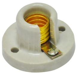 PORTALAMPARA E-12 DE PORCELANA